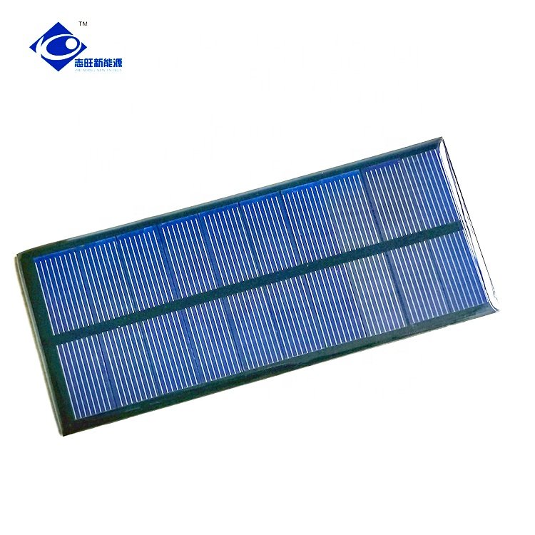 ZW-14060 High Efficiency Epoxy Adhesive Solar Panel 5V Lightweight Solar Module 1.1W Epoxy Sealed Solar Panel Charger