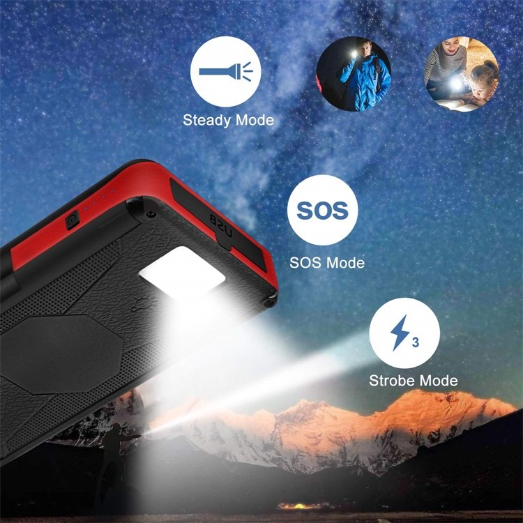 Mobile Solar Power Bank OEM logo Foldable Solar Panel Wireless Solar Power Bank Portable Charger