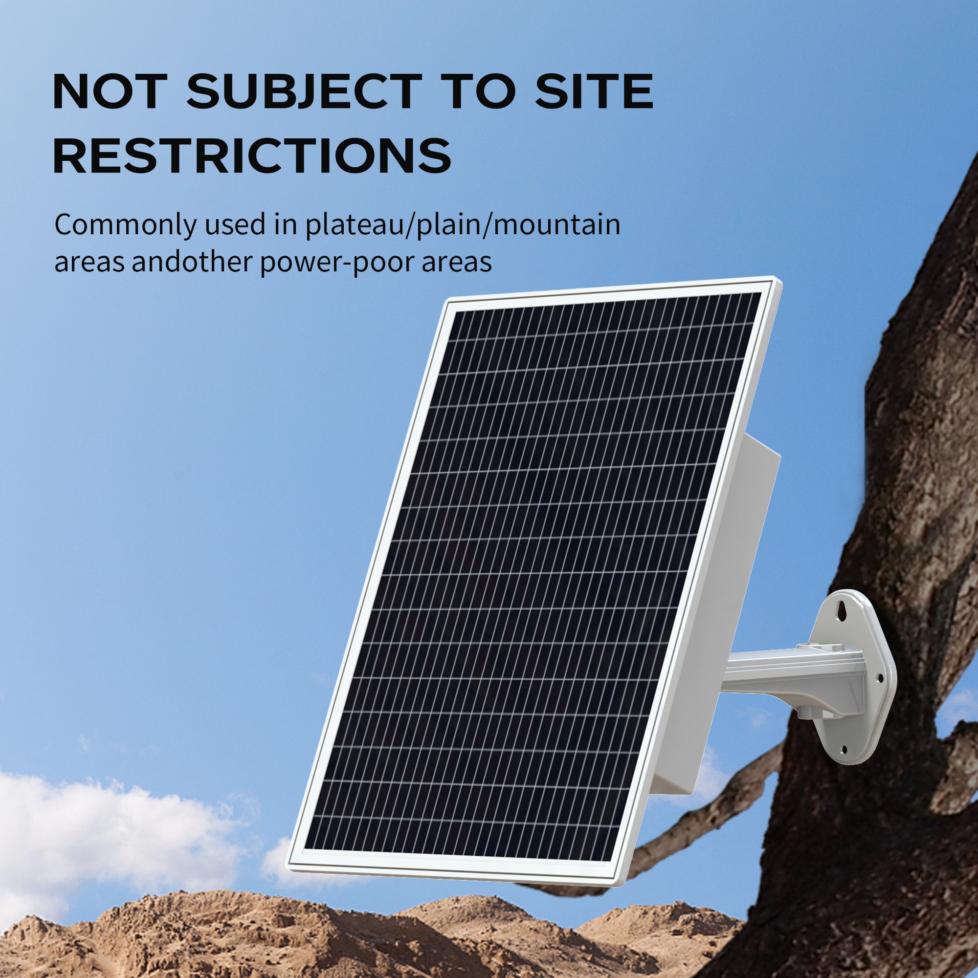 TecDeft solar panel 20ah battery full kits MPPT surge protection USB DC 5V/12V outdoor farm 15W Solar power system for cctv