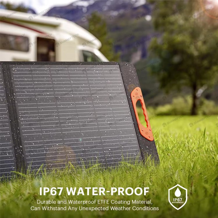 100w 200w mini flexible solar panel Foldable portable solar panels portable with charger for mobile charging