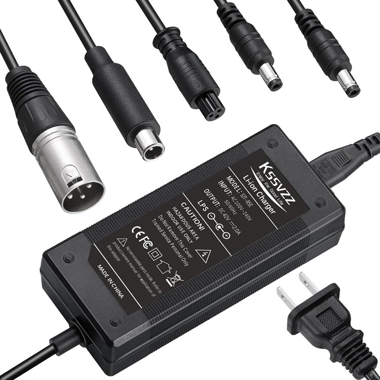 29.4V 1.5A 2A Battery Power Adapter Charger For Electric Balancing Scooter Hoverboard 3-in-1 Plugs Lithium battery charger
