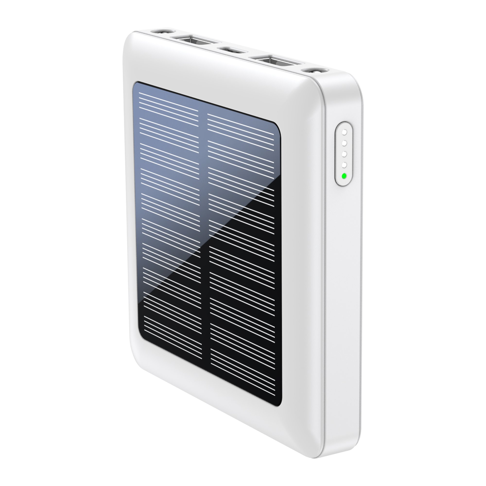 Trending Products 2024 New Arrivals Gift Custom OEM 5V/2.1A Output High Capacity 5000mAh Charger Portable Mini Solar Power Bank