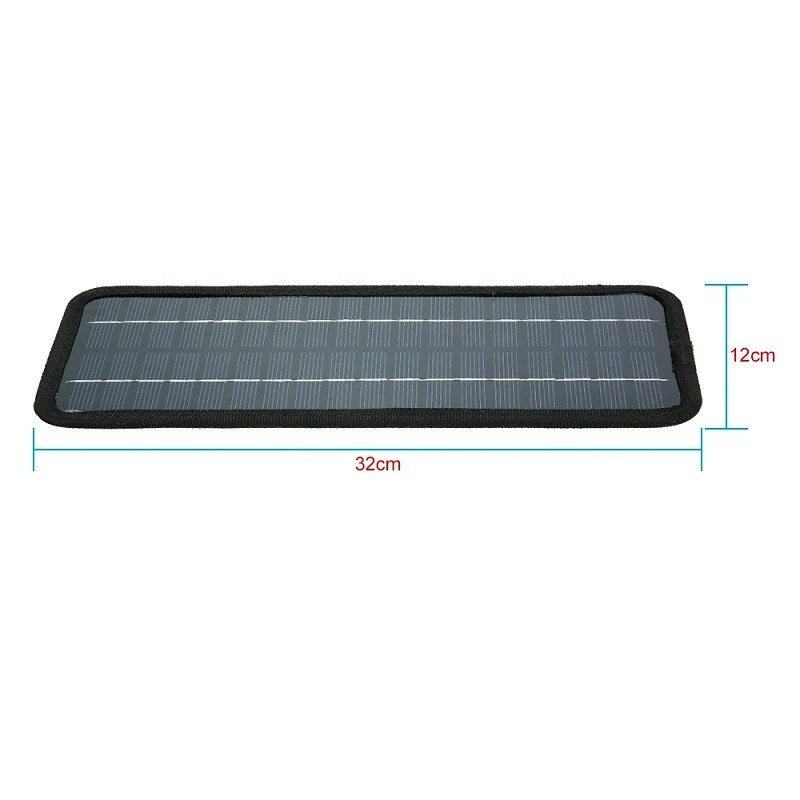 Portable Solar Charger High Efficiency Small 4.5W Solar Charger Panel Portable Can Convert 12V Battery to 5V for Car Motorcycle Boat RV