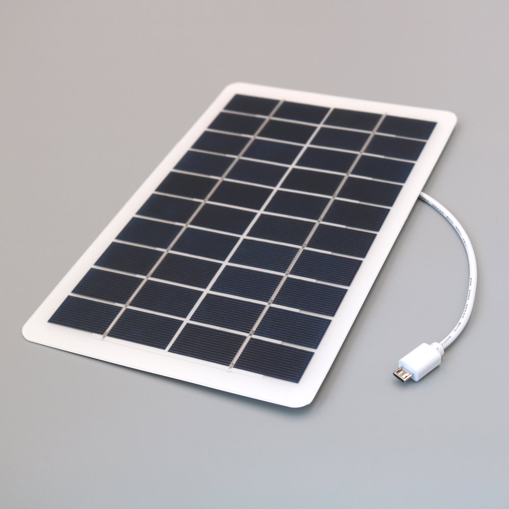 5V 2W 4W 5W 7.5W Output Android Micro Solar Battery Charger Micro port Charge Regulators Solar Panel