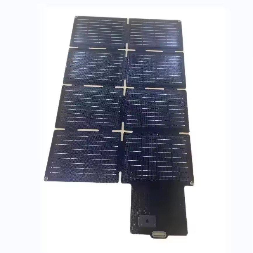 Foldable Portable Solar Panels Waterproof Solar Panel Charger New with 2 USB Folding Arrival 60W 65W Mobile Phones Foldable ETFE