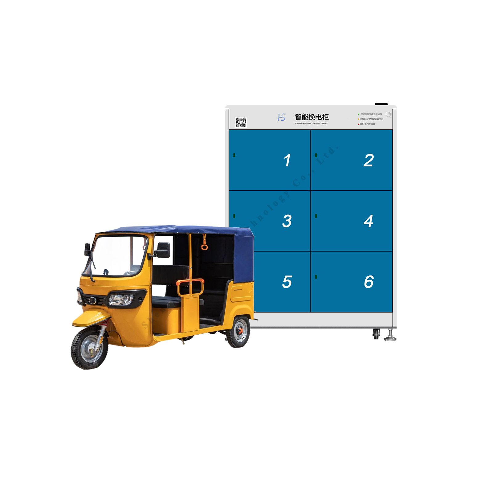 Solar panel Cabinet electricity motorcycle E-bike Scooter Battery Swapping Station
