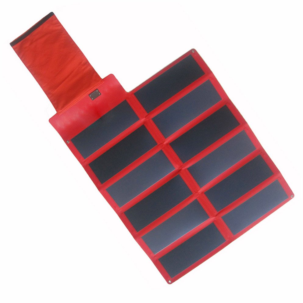 18V PD Thin film amorphous PV solar power charger foldable type manufacturer