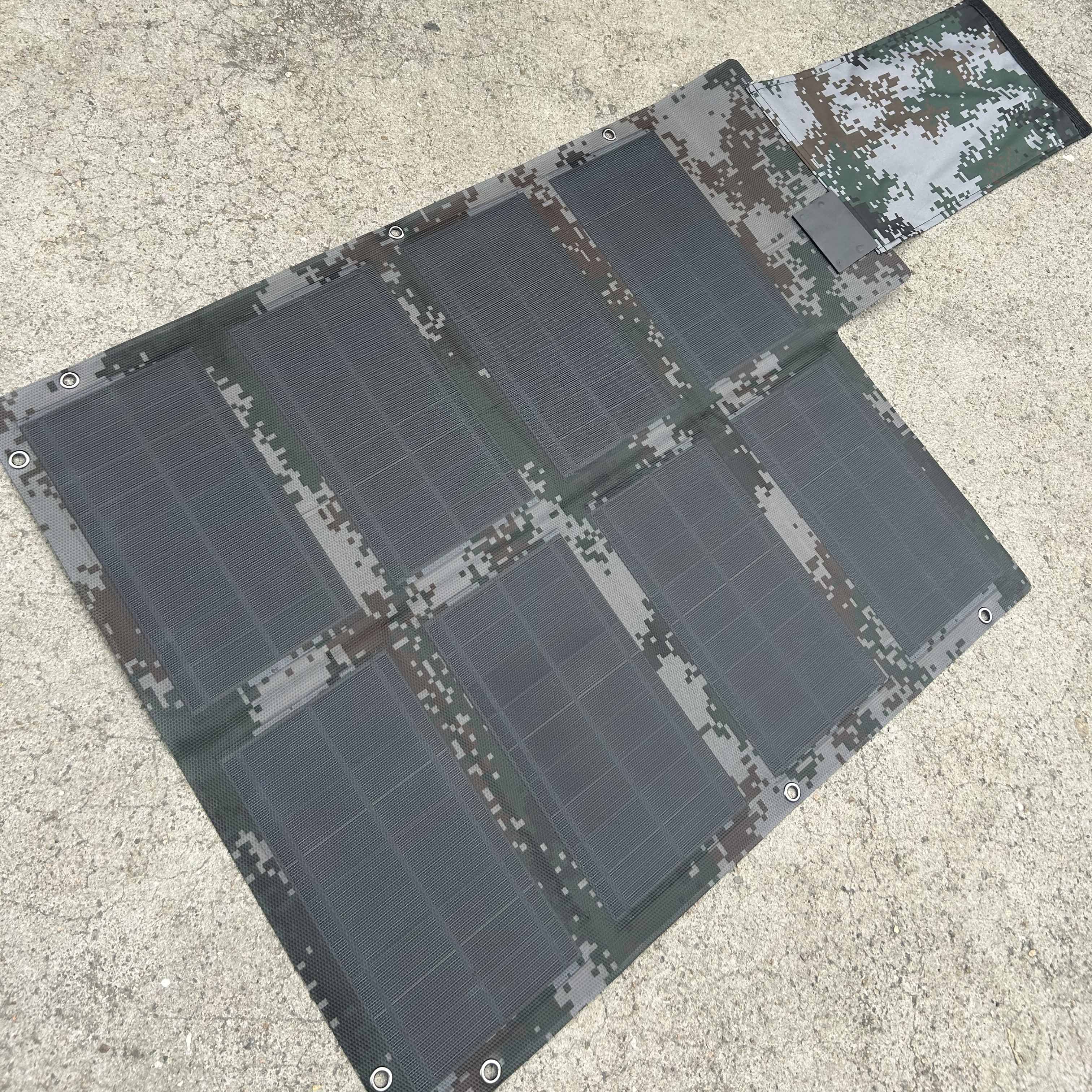 40W 60W Customized MONO foldable solar panel, ETFE laminated solar panel for charging battery