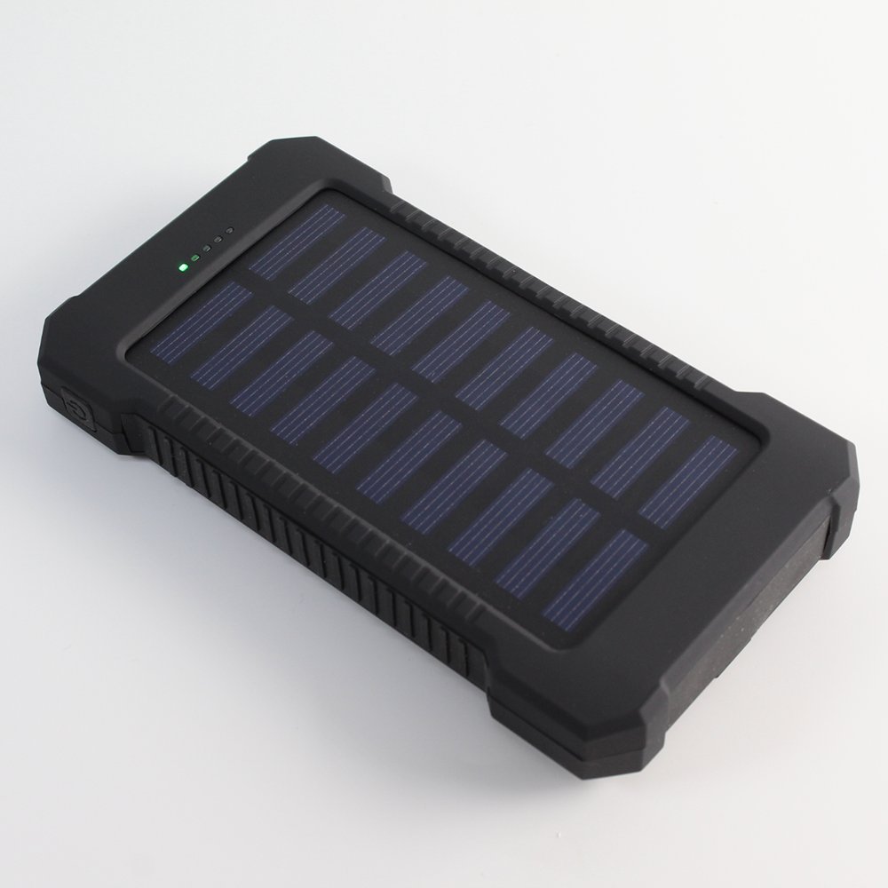2024 New Product Custom Solar Panel Powerbank Portable Solar Charger 20000mAh Solar Power Banks With Flashlights For Cell Phone