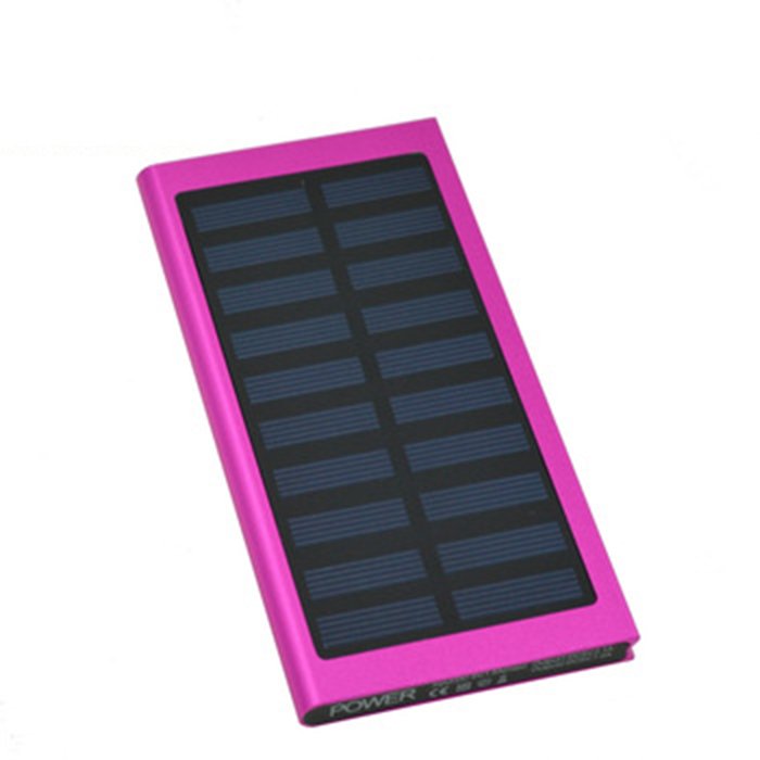 2018 New 20000 Mah Solar Power Bank External Battery Solar Charger For Power Bank with dual USB
