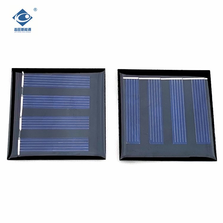 Customized Poly Mini Epoxy Solar Panel ZW-545545-2V Portable Solar Panel Charger 2V Epoxy Adhesive Solar Panel