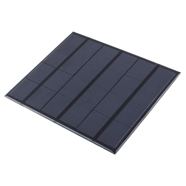 BUHESHUI High Efficiency 6V 3.5W Mini Solar Power System Polycrystalline Silicon Solar Panel USB Panel Mount DIY Solar Charger
