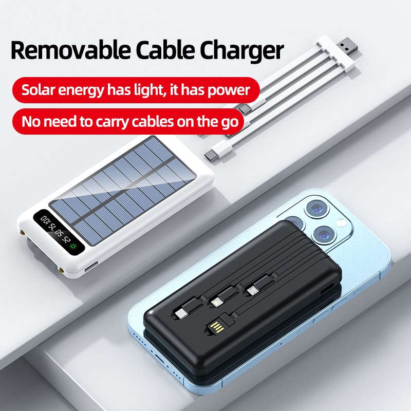 STW Ultra Thin Portable Home Outdoor10000mah 20000mah Top 10 Power Banks With Solar Panel