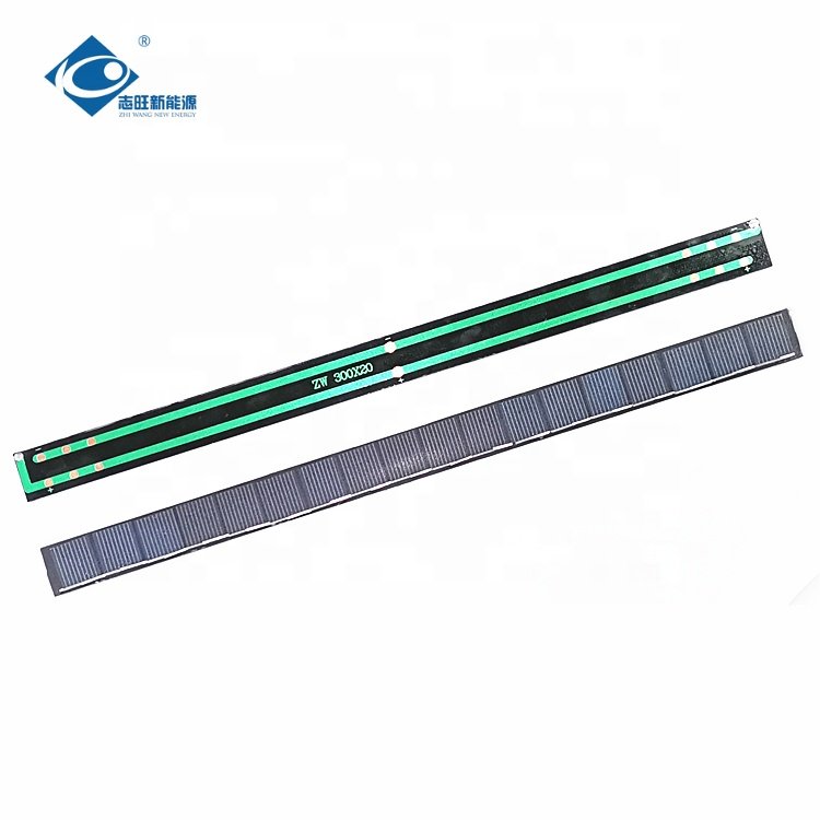 0.7W PET Photovoltaic Solar Panel ZW-30020 Strip Photovoltaic Laminated Solar Panel 9V Outdoor Smart Solar Panel Charger
