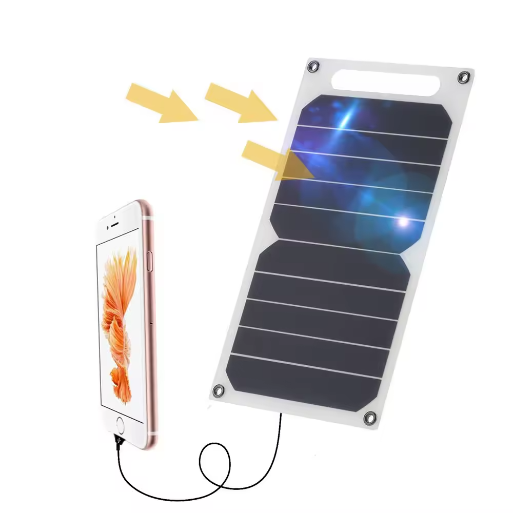 10w Mini Portable Easy Carry Solar Panel 5v Black Solar Charger Outdoor Quick Charge Solar Panels Fotovoltaic For Smartphone