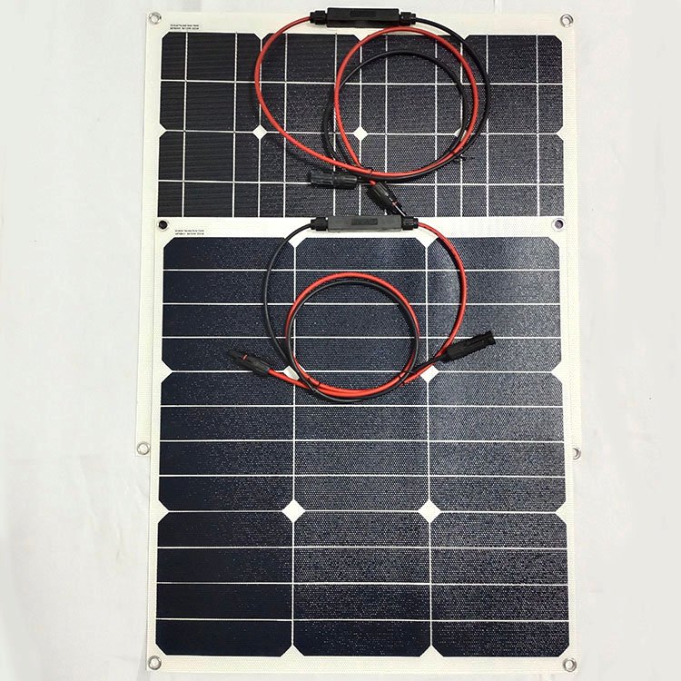 Outdoor Camping Charger Using 12v Small Flexible Solar Energy Panel 45w 50-80watt