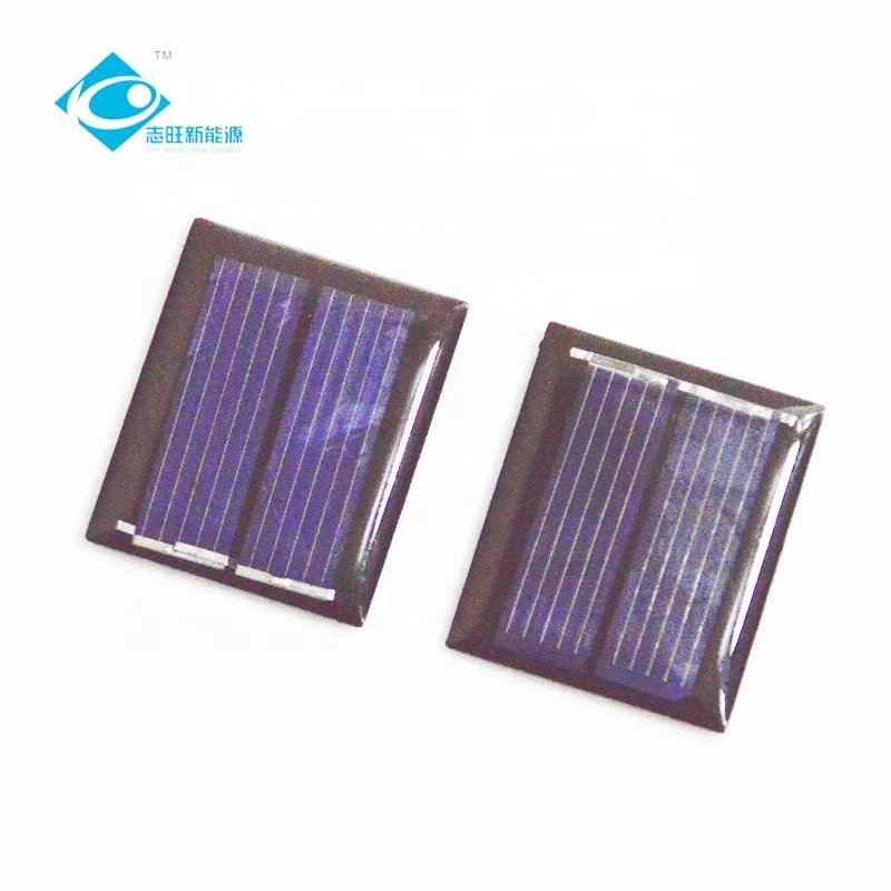 1V Transparent Epoxy Adhesive Solar Panel ZW-2530 Mini Epoxy Solar Panel 0.1W Portable Solar Panel Charger