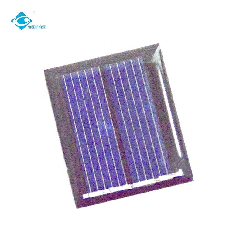 1V Transparent Epoxy Adhesive Solar Panel ZW-2530 Mini Epoxy Solar Panel 0.1W Portable Solar Panel Charger