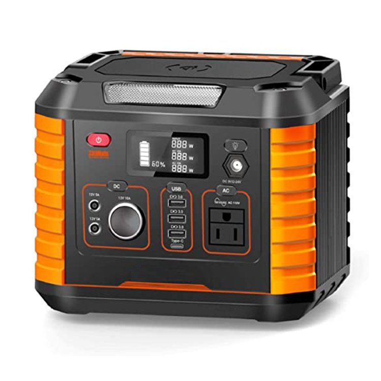 Promotional Ups Power Station Lithium Battery Solar Generator Wireless Charging 330w 500w 1000w Portable Solar Generator
