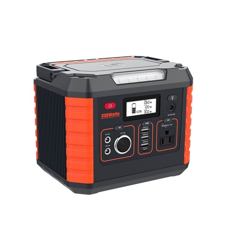 Promotional Ups Power Station Lithium Battery Solar Generator Wireless Charging 330w 500w 1000w Portable Solar Generator
