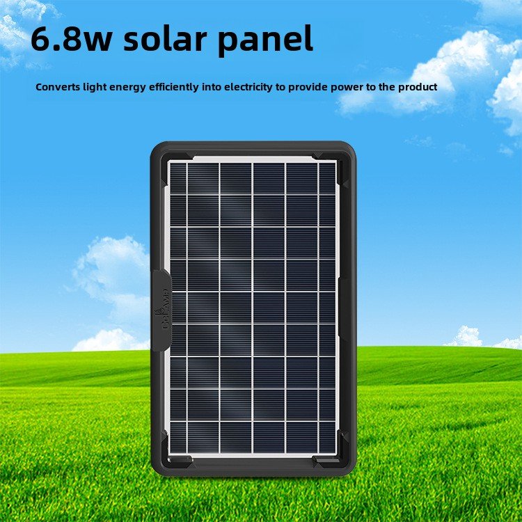 CCLAMP Hot Sell New Arrival 9V 6.8W USB portable solar panel with 5 in 1 cable with cell for mobile phone charge for home