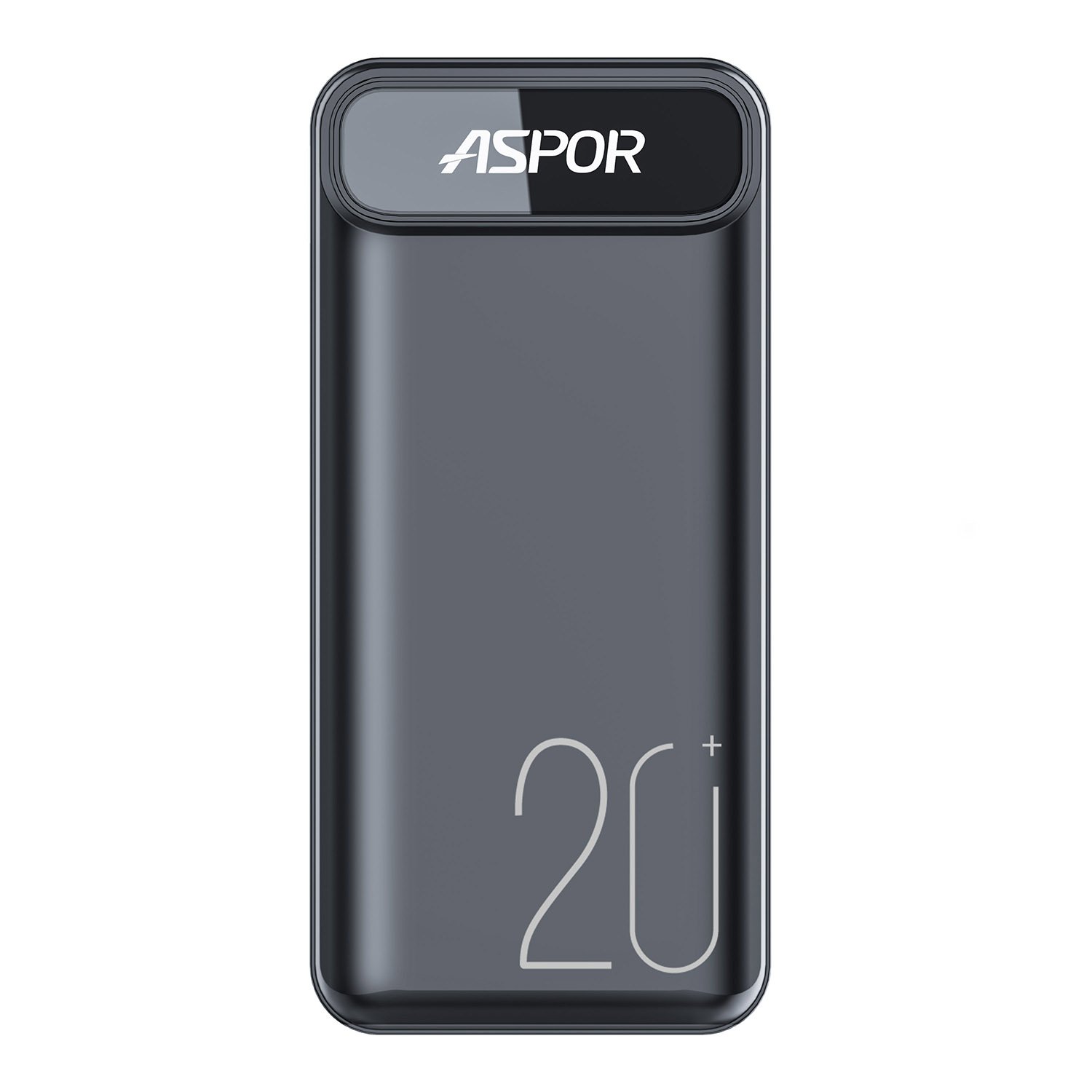 ASPOR A396 Transparent Portable Charger Powerbank Station 22.5W Fast 20000mAh Power Bank