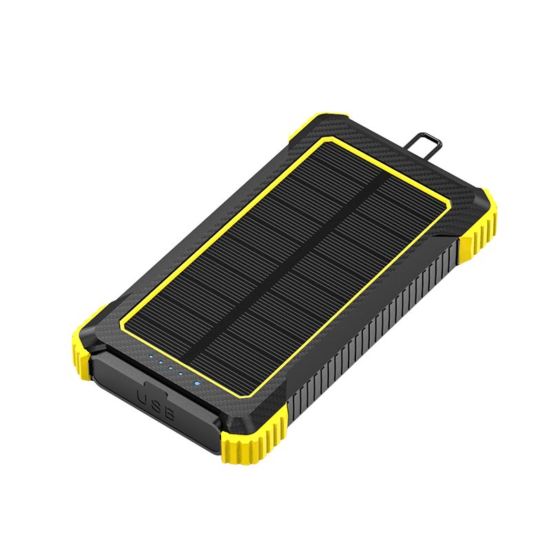 Portable Waterproof Powerbanks 10000 mAh High Capacity 20000mAh Wireless Solar Charger Power Bank
