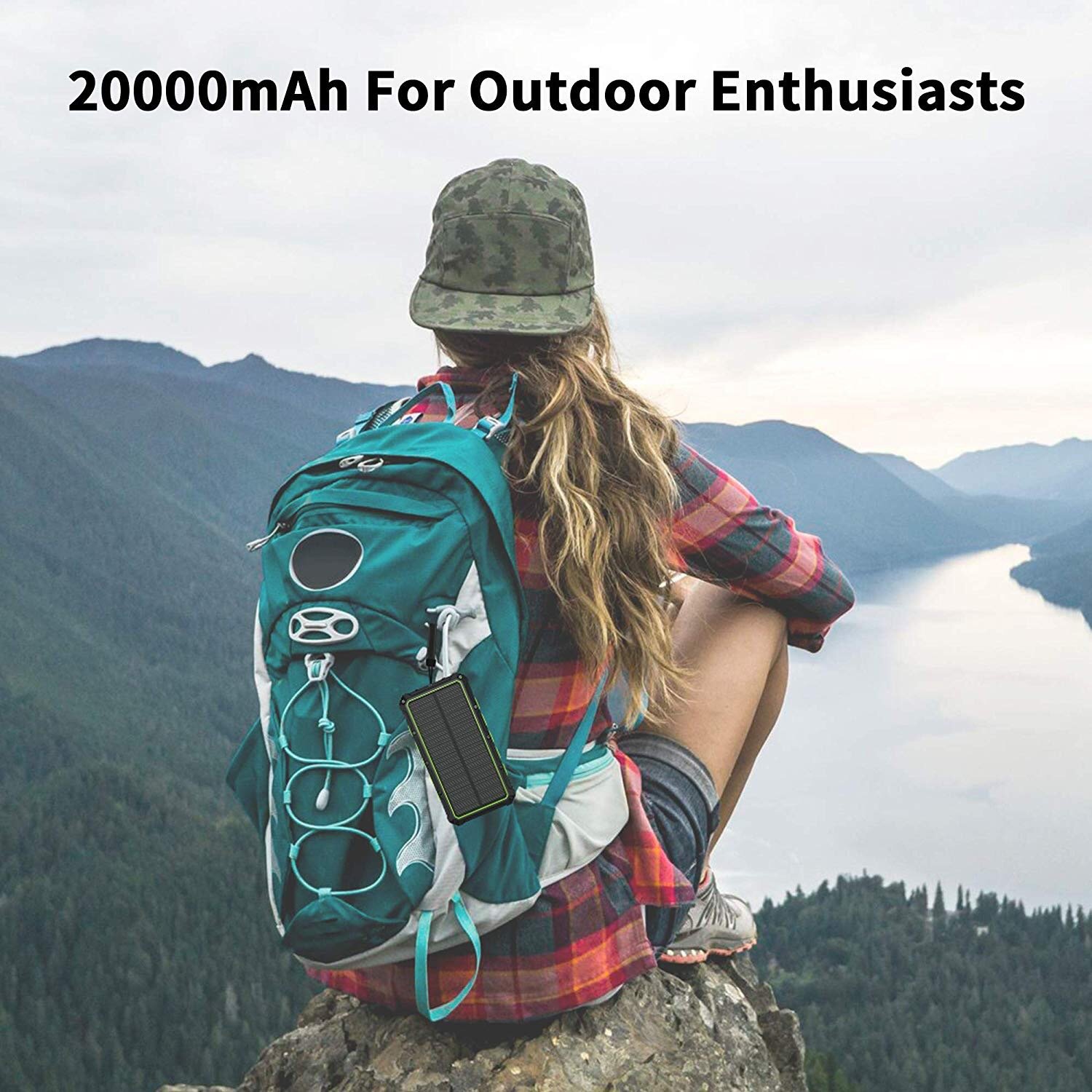 Oem Logo Portable Solar Power Bank Waterproof 36000mah Solar Fast Charger Powerbank Dual Usb cargador solar para celular