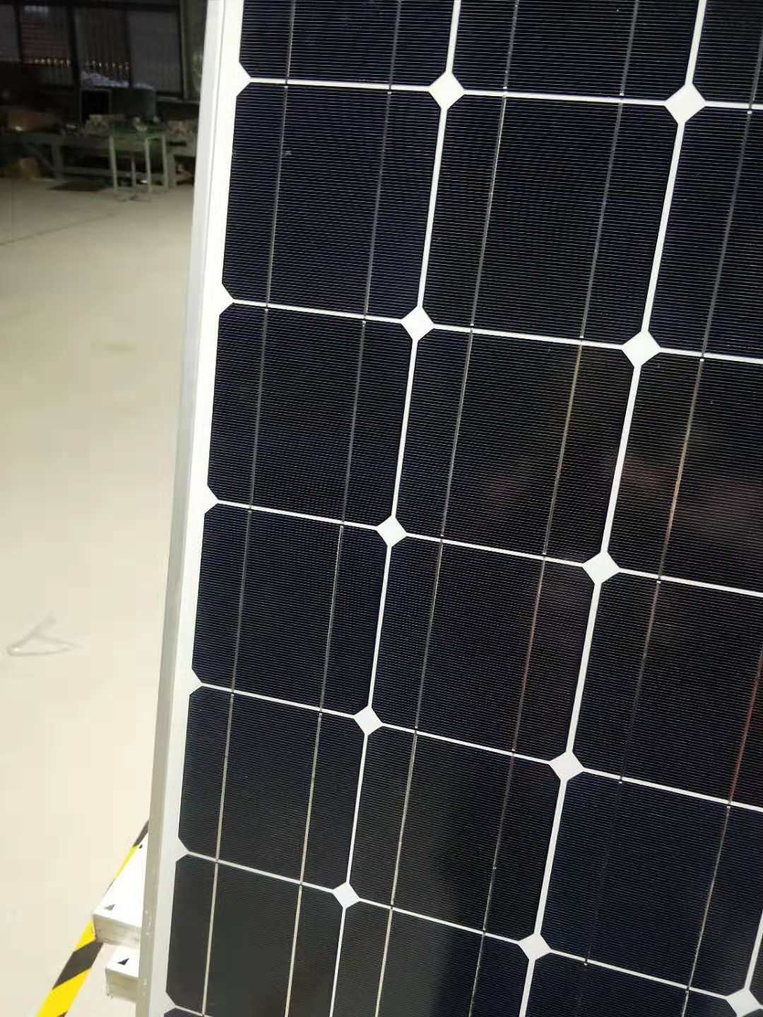 200W Glass Laminated Solar Panel ZW-200W-36VM Mini Portable Solar Panels Charger 36V Mono Transparent Glass Solar Panel