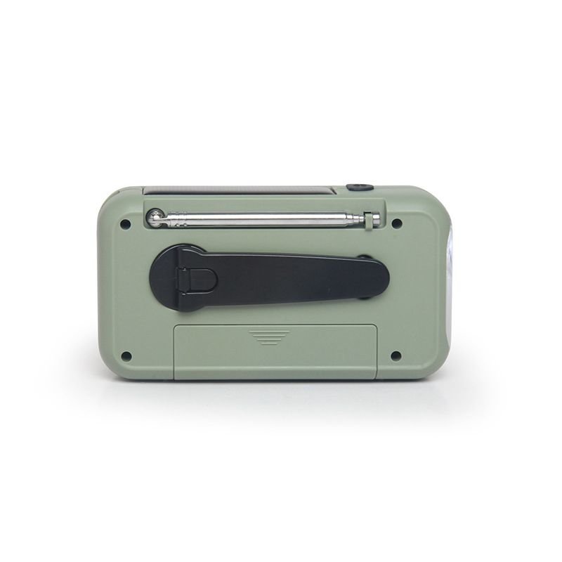 2024 New Arrival 2000mAh USB charger Emergency Outside Power Bank Hand Crank Solar Portable Radio LED Flashlight