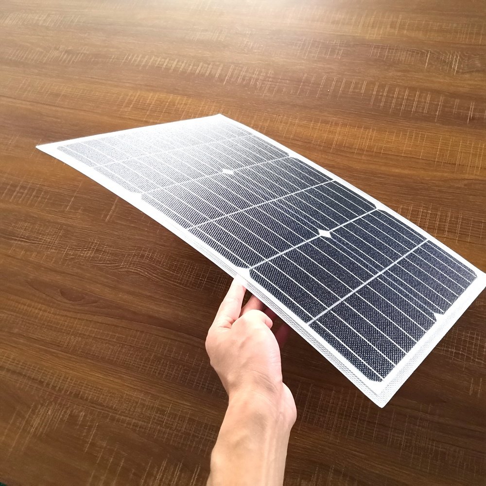 Semi flexible ETFE solar panels for solar chargers