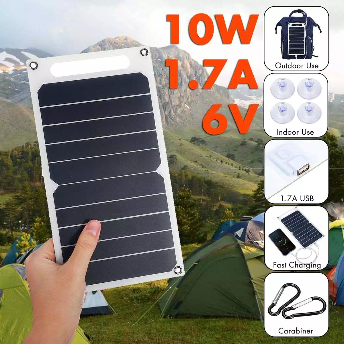 10W to 60w Sunpower panels and 300w to 500w portable solar panel charger for outdoor portable energy power station
