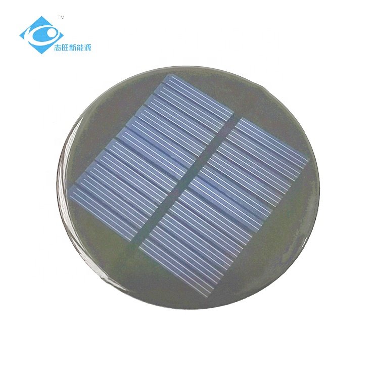 0.5W Belief Portable Solar Laptop Charger ZW-Dia80-S Epoxy Resin Solar Panel 5.5V Mini Epoxy Sealed Solar Panel