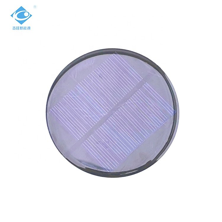 0.5W Belief Portable Solar Laptop Charger ZW-Dia80-S Epoxy Resin Solar Panel 5.5V Mini Epoxy Sealed Solar Panel