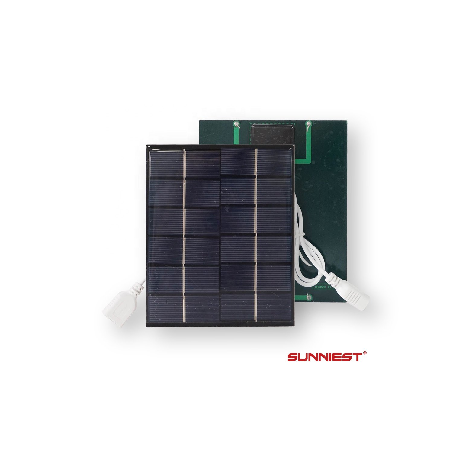 Portable Small Solar Panel Mini 5V 2W 3.5W Solar Power Charger Panel with USB Output for Light for Toy Chargers