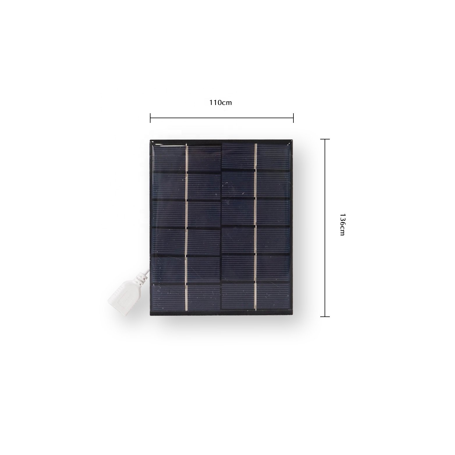 Portable Small Solar Panel Mini 5V 2W 3.5W Solar Power Charger Panel with USB Output for Light for Toy Chargers