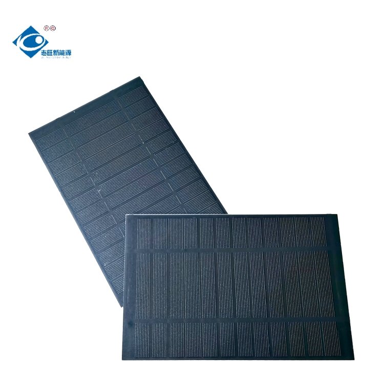 6V PET Solar Photovoltaic Panel ZW-200130 Photovoltaic Portable Solar Panel 4.2W Outdoor Flexible Solar Panel Charger
