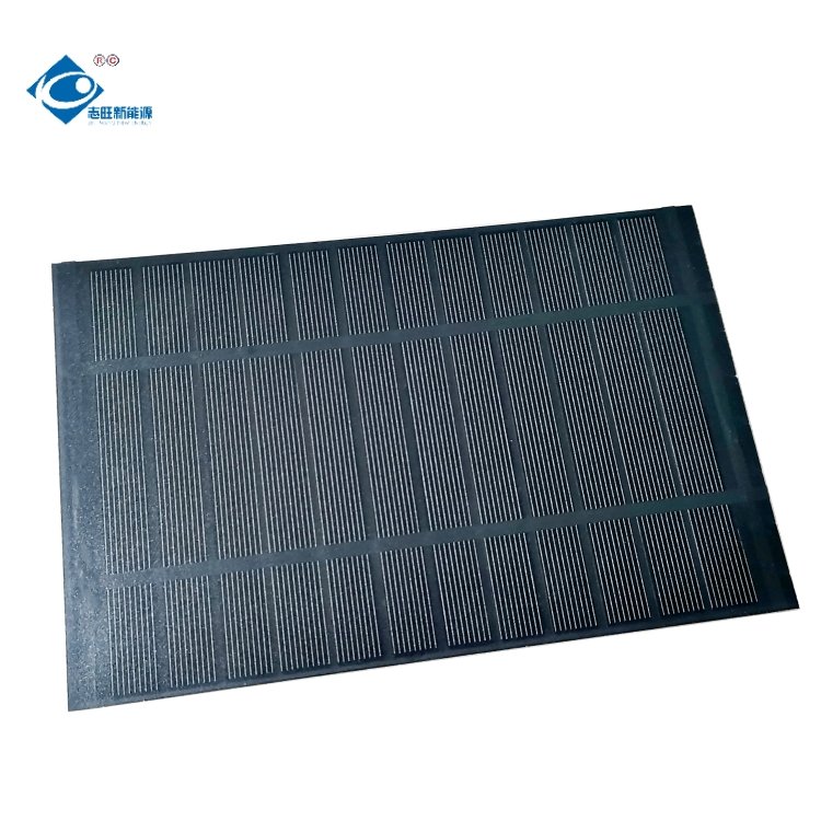 6V PET Solar Photovoltaic Panel ZW-200130 Photovoltaic Portable Solar Panel 4.2W Outdoor Flexible Solar Panel Charger