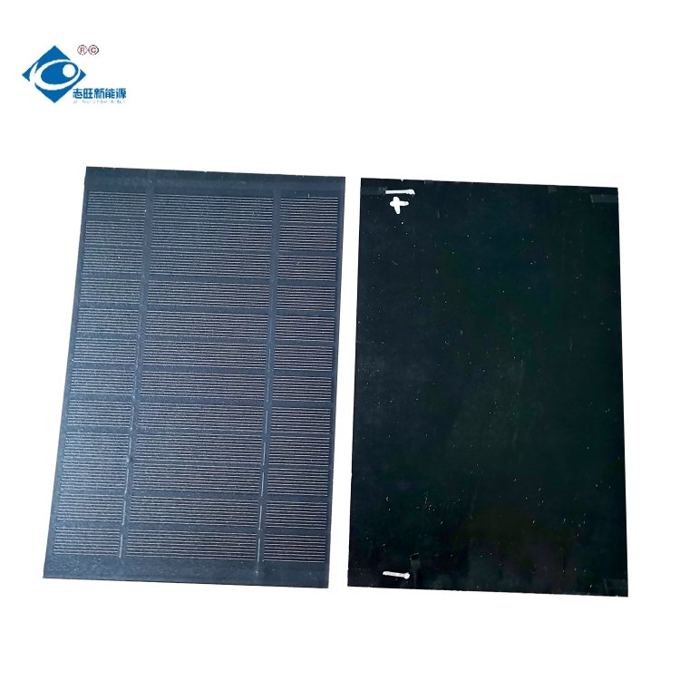 6V PET Solar Photovoltaic Panel ZW-200130 Photovoltaic Portable Solar Panel 4.2W Outdoor Flexible Solar Panel Charger