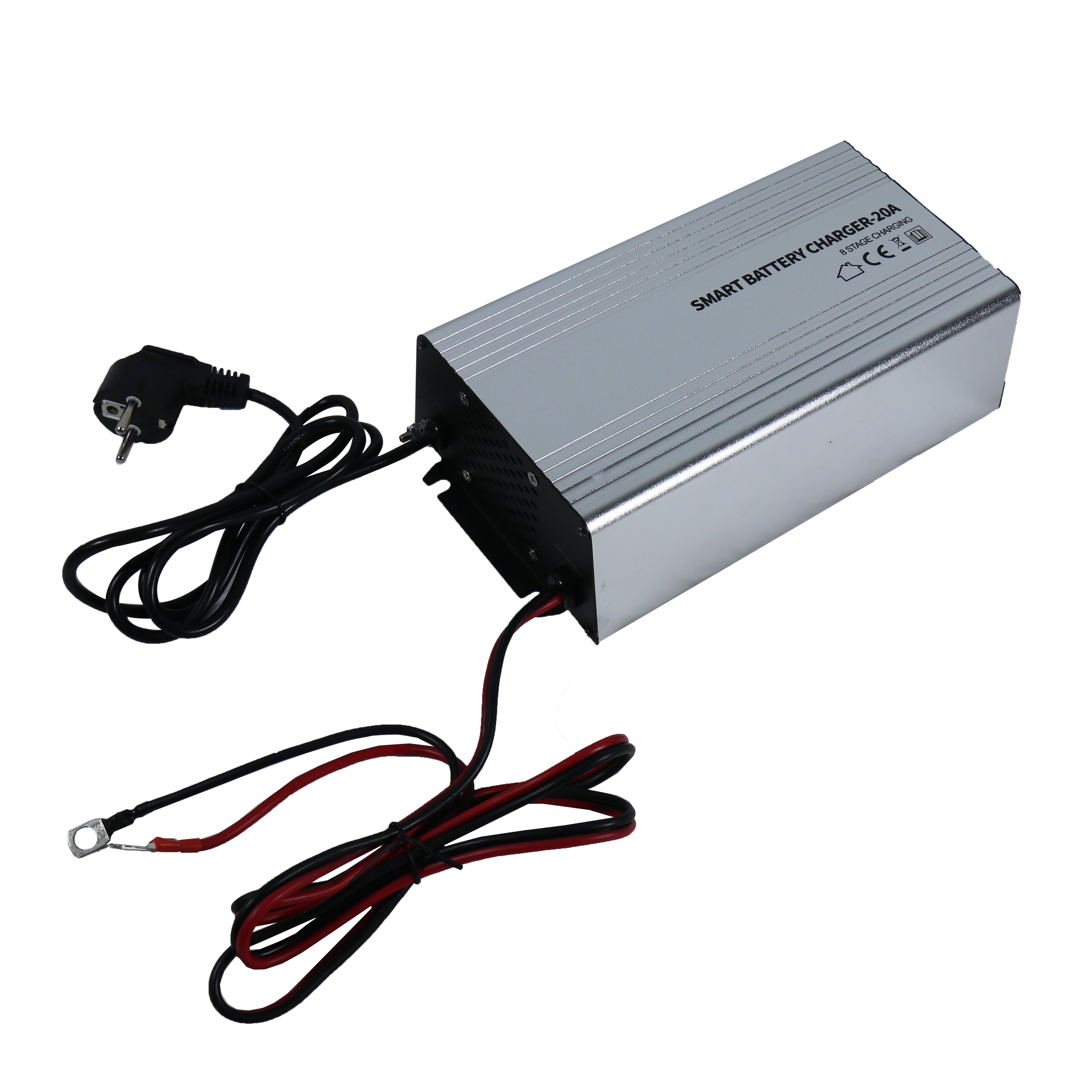 8 stage battery charger 12V 20A for AGM, Gel Lead Acid Lithium/Lifepo4 Battery