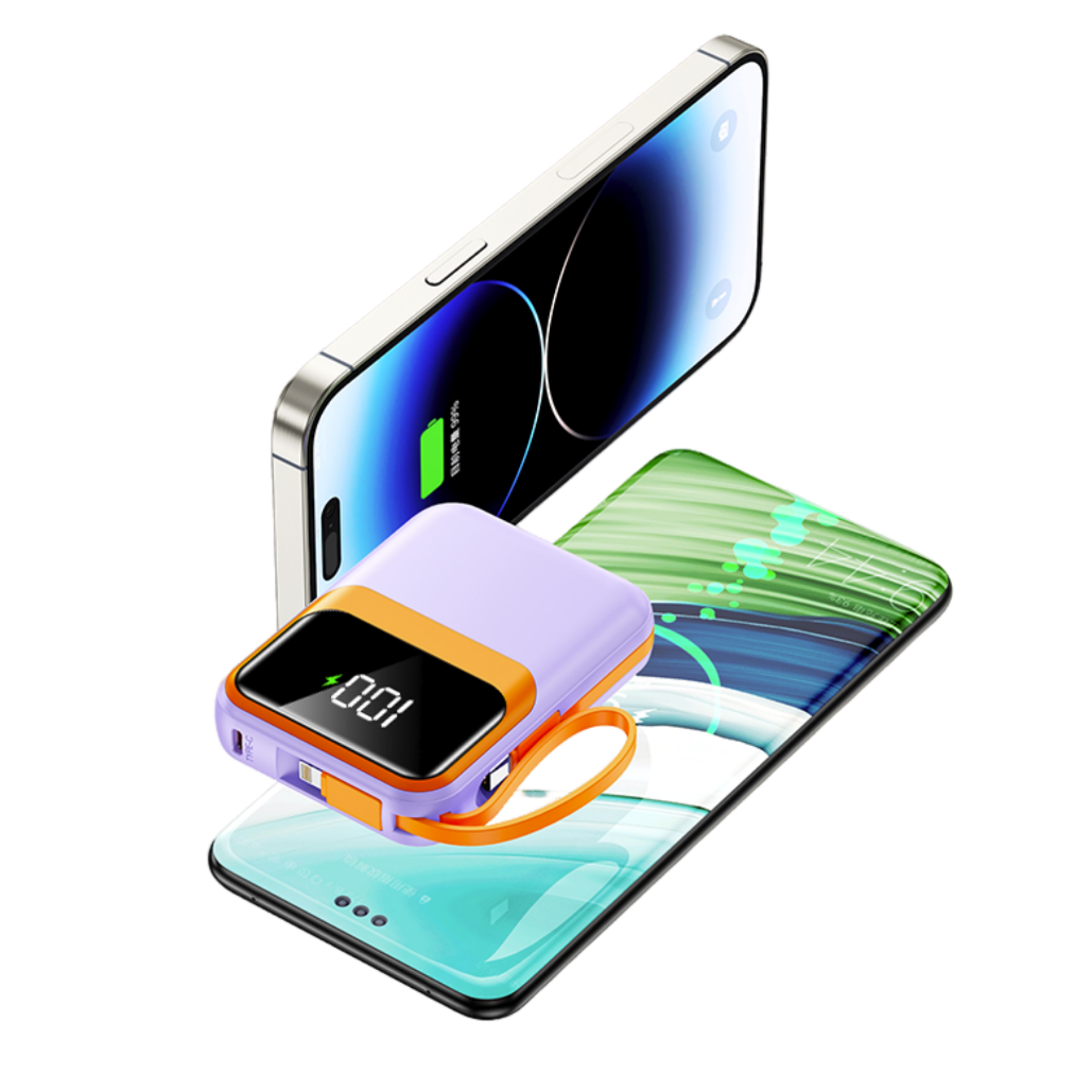 Charging bank wholesale small portable line 10000 mAh power Bank mini large capacity custom logo mobile power supply