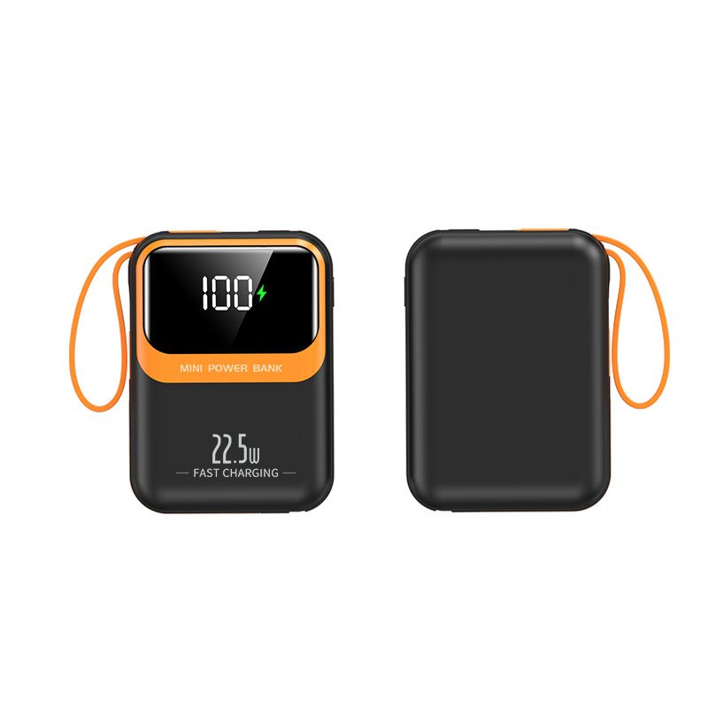 Charging bank wholesale small portable line 10000 mAh power Bank mini large capacity custom logo mobile power supply