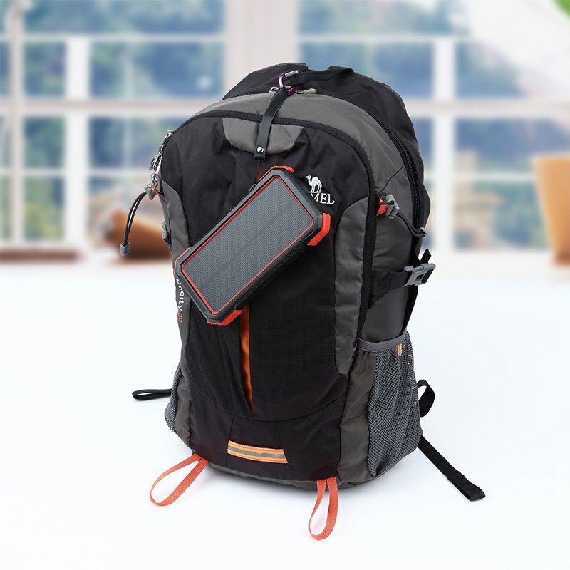 High Capacity Portable Solar Power Bank 20000mAh Outdoor LED Light PD18W Fast Charging Wireless Solar Charger Solar Power Bank