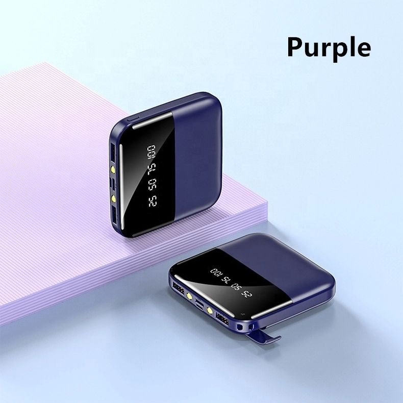 Hot Sale Mini 10000Mah Battery Charger Powerbank Portable Power Bank For Iphone Type-C Micro Power Banks