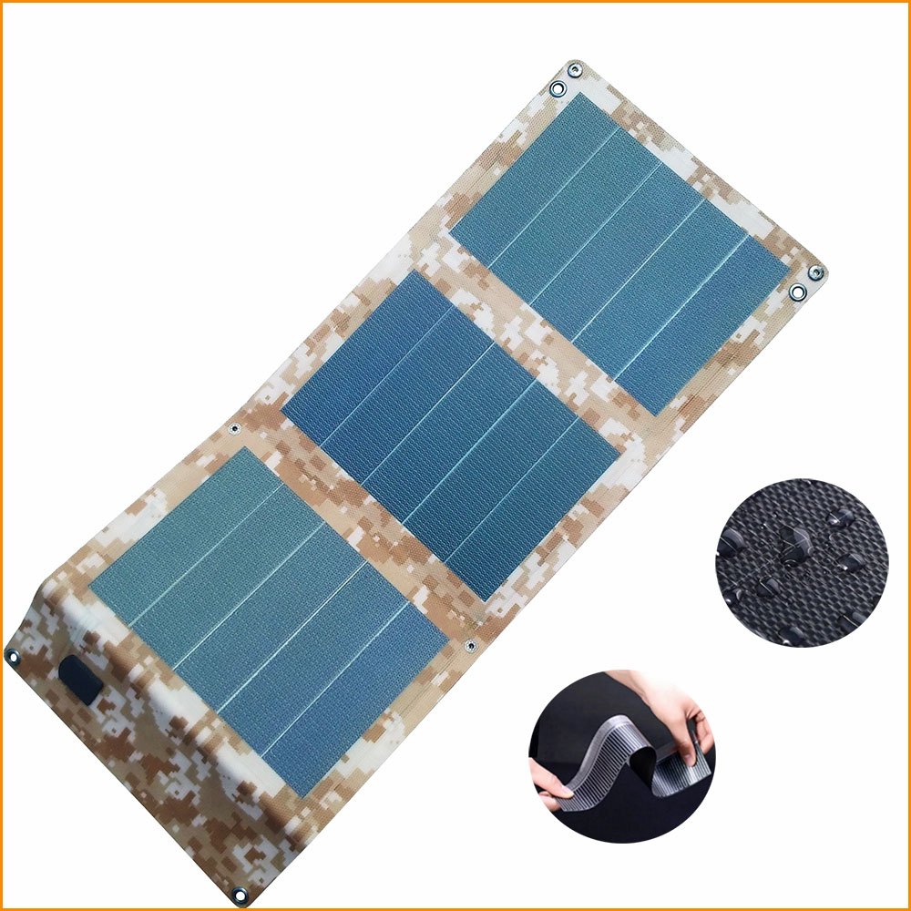 Tablet use 12W solar charger cell phone with dual USB port