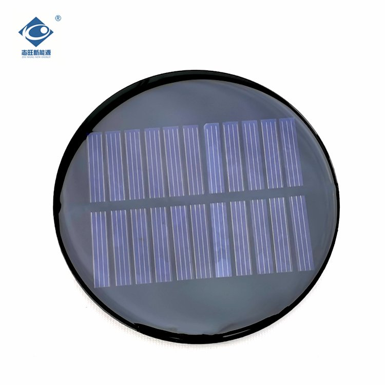 Epoxy Resin Solar Panel 0.5W Supplier Reliable Solar Panel Charger ZW-Dia93.5 High-efficiency Solar Panels 5.5V