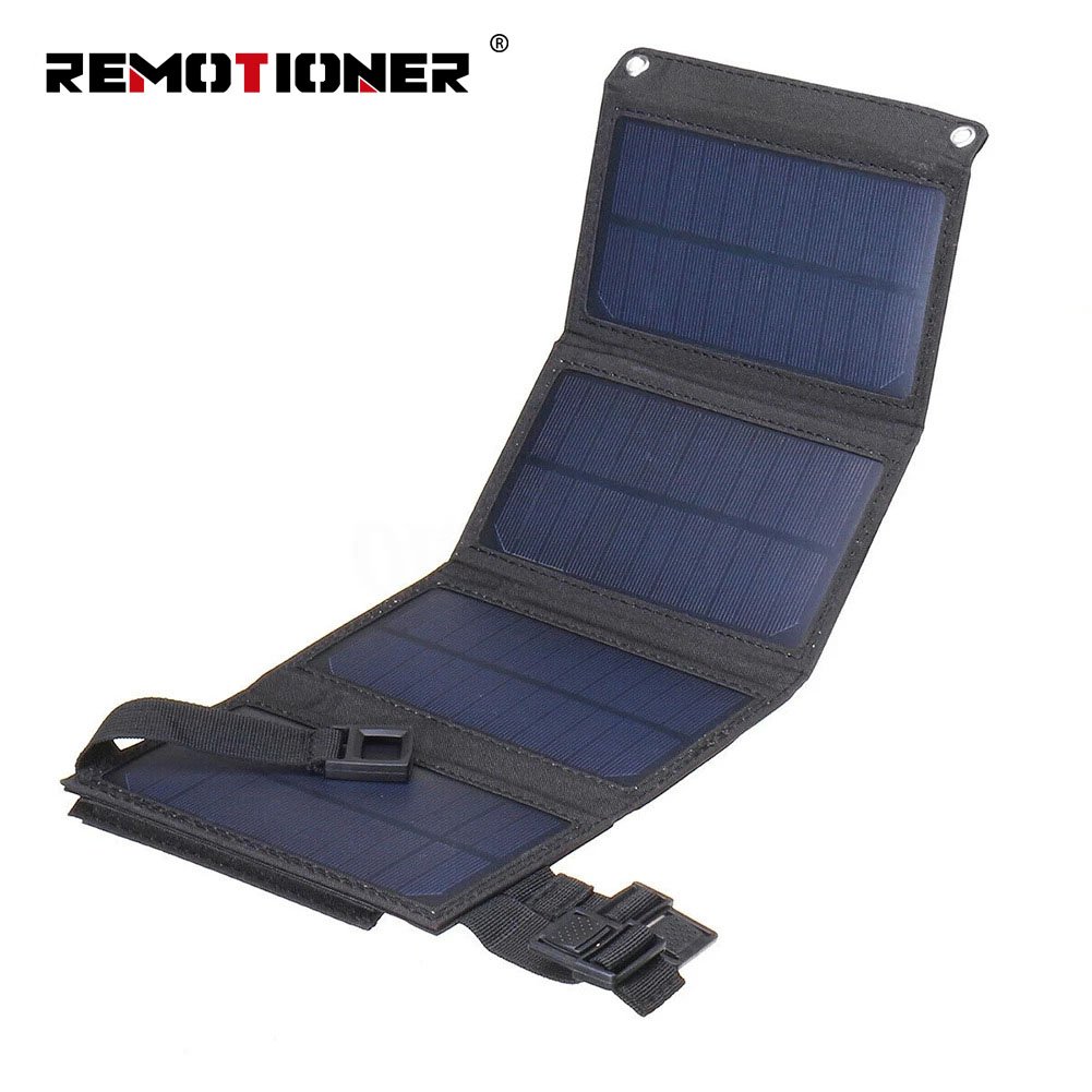 20W 8W 5V USB Portable Folding Bag Charger Battery Solar Charger Panels for Outdoor Camping Phones