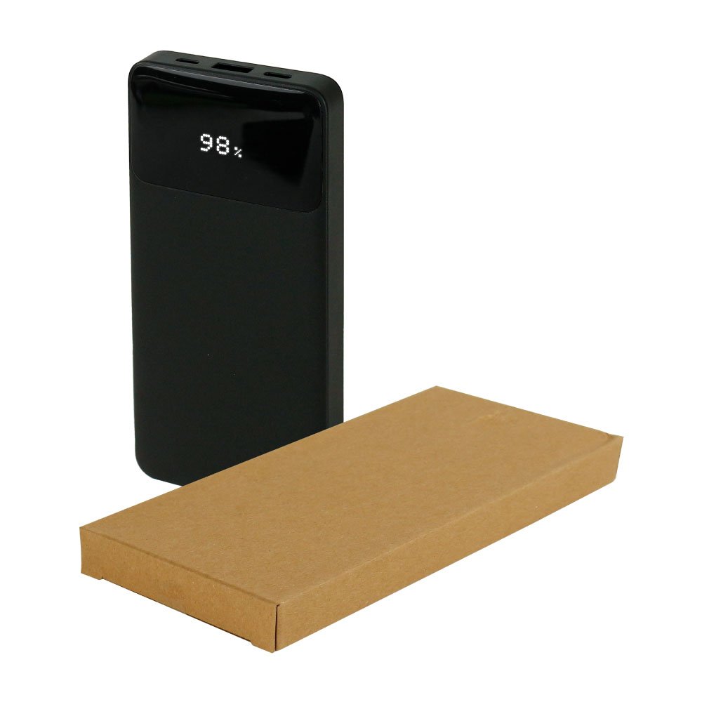 High Capacity 10,000 MAh Powerbank With LED Display And Built-in Cables USB Portable Chargers