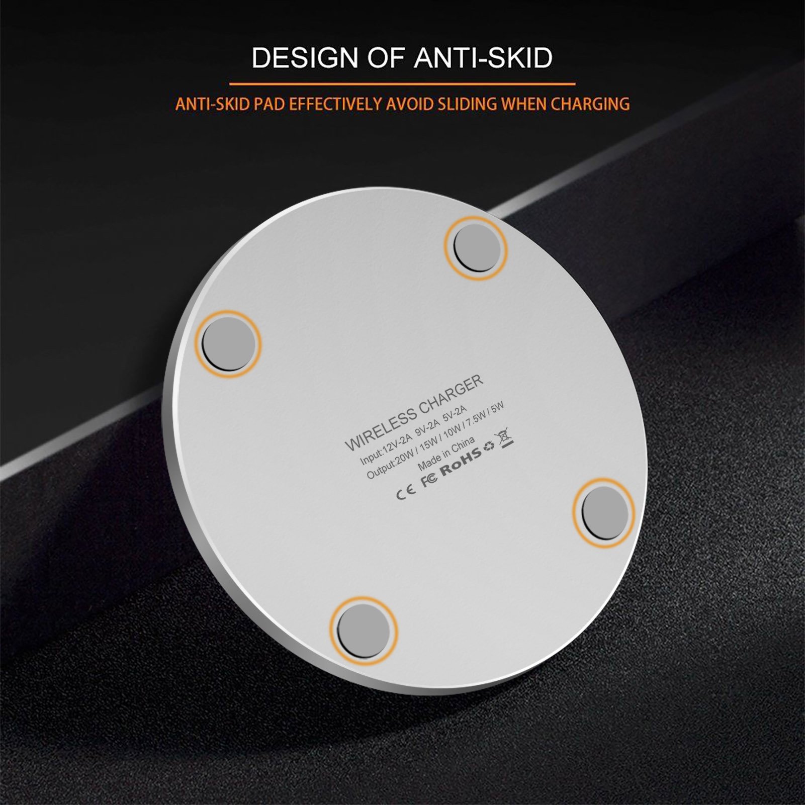 2023 Hot-sell New Modern Wireless easy fast chargfor Office Car Bar table wireless charging for phone Magnetic wireless charger