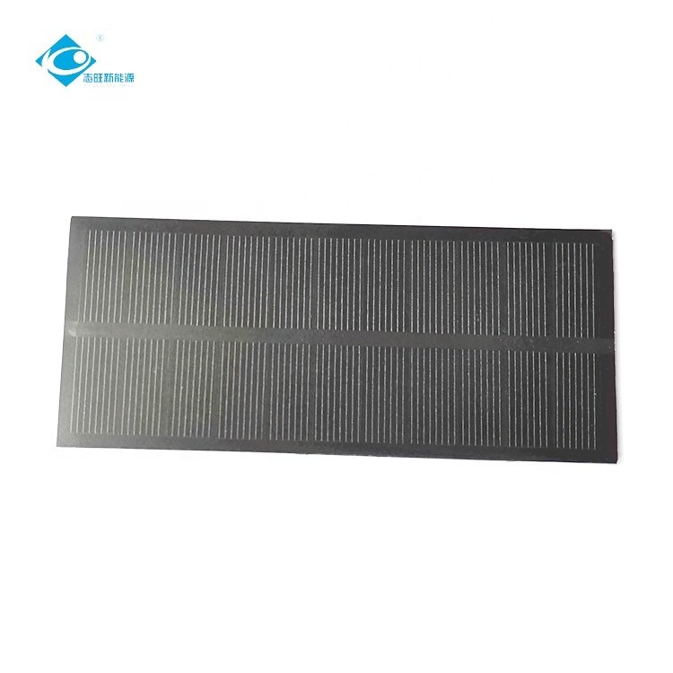 ZW-14060P Semi-filexable Solar Panels 5.5V PET Solar Photovoltaic Panel 1.4W Customized Mini Solar Panels Charger